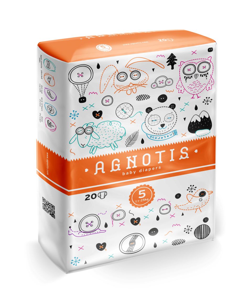 AGNOTIS - Changes bébé 11/25 kg - Sachet de 20