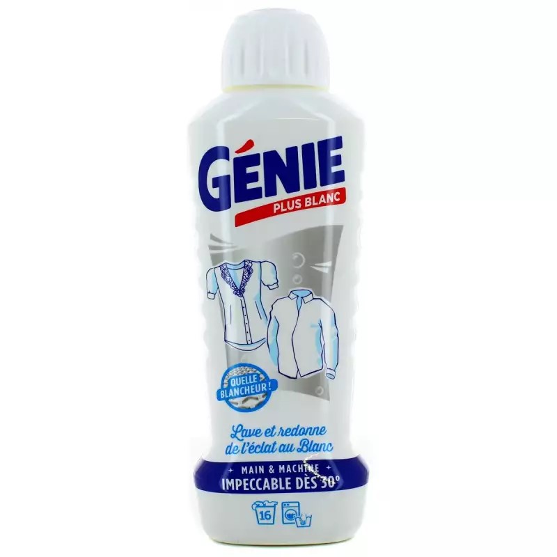 GENIE Lessive liquide - Spécial blanc - 1 Litre