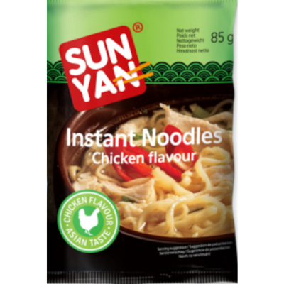 SUN YAN - Nouilles instantanées poulet - sachet 65g